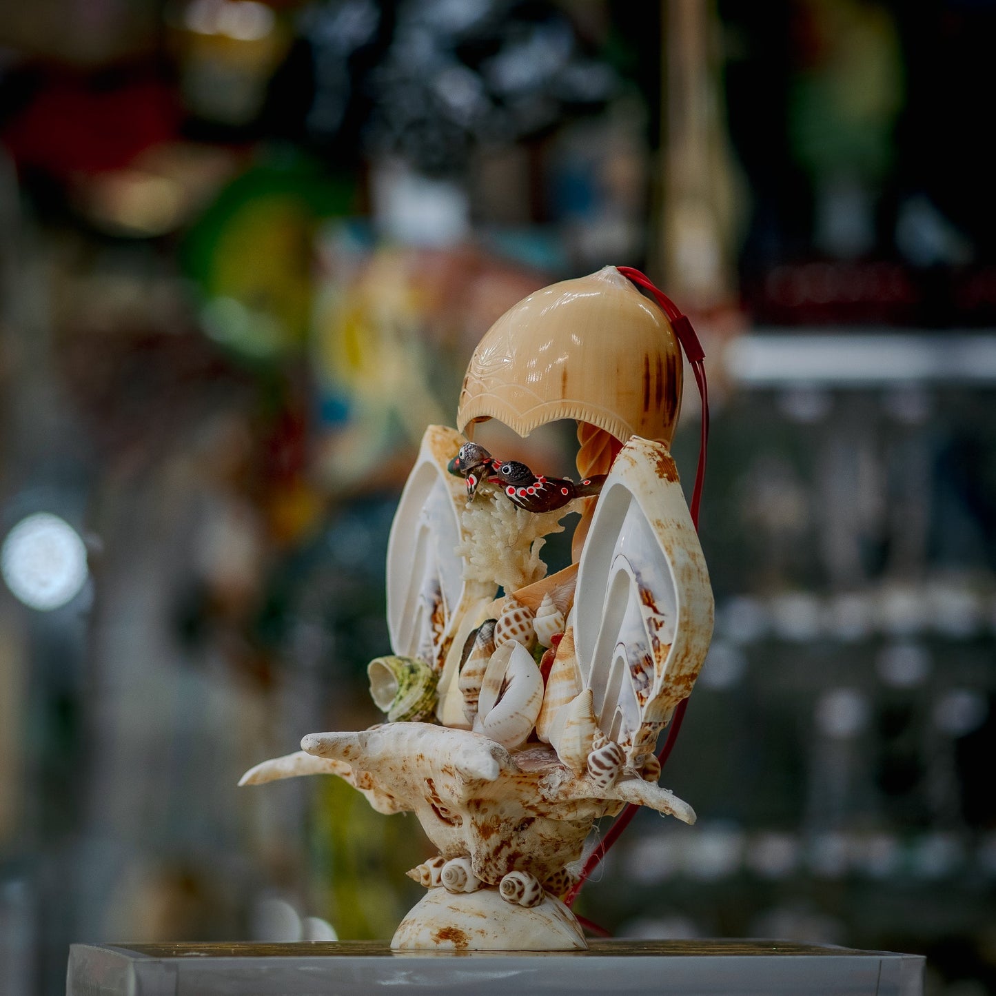 Seashell Luminescence Lamp