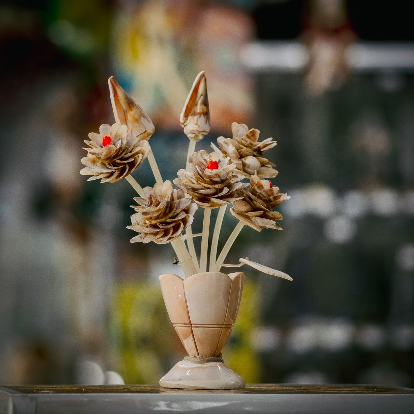 Flower Bouquet Seashell Masterpiece