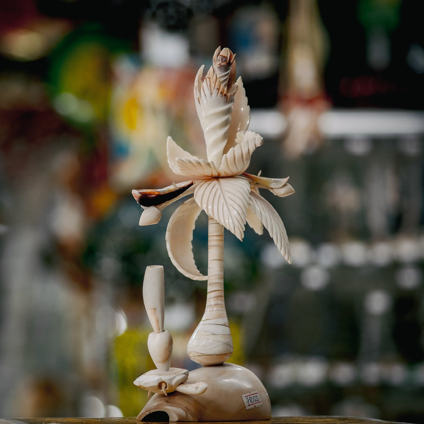 Coconut Seashell Pen Holder